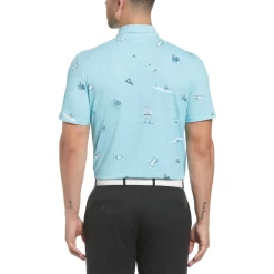 Original Penguin Store -Original Penguin Store All Over Textured Mini Golf Print Polo Shirt Original Penguin 2 scaled