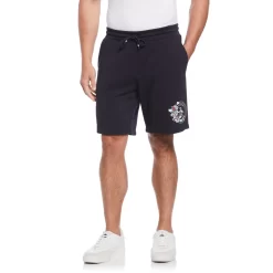 Original Penguin Big & Tall Brushed Black Fleece Short