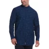 Original Penguin Big & Tall Jacquard Denim Shirt