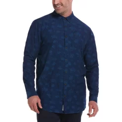 Original Penguin Big & Tall Jacquard Denim Shirt