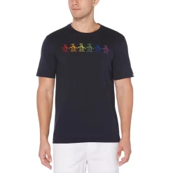 Original Penguin Big & Tall Pride Rainbow Pete Tee