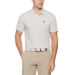 Original Penguin Chi Chi Allover Tribal Print Golf Polo