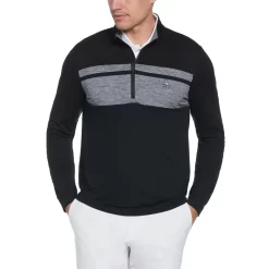 Original Penguin Color Block 1/4 Zip Golf Sweater