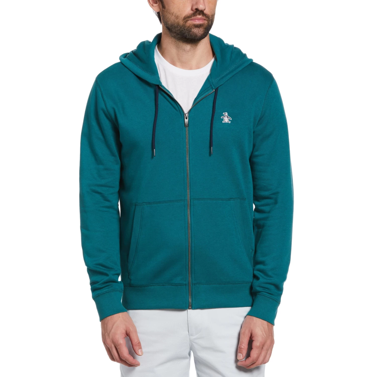 Original Penguin Full Zip Back Logo Hoodie 2 Original Penguin Full Zip Back Logo Hoodie - Image 2