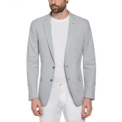 Original Penguin Green Plaid Linen Blend Chambray Jacket 6 Original Penguin Green Plaid Linen Blend Chambray Jacket -Original Penguin Store Green Plaid Linen Blend Chambray Jacket Original Penguin 3 scaled