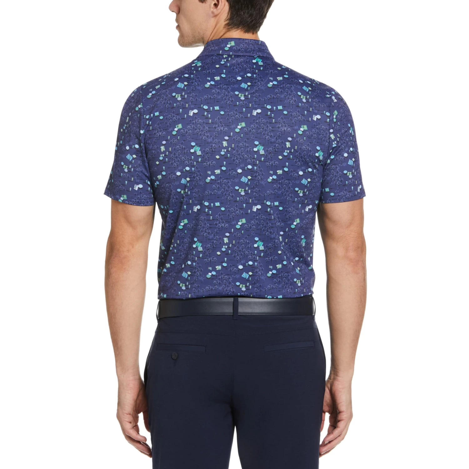 Original Penguin Pete In The Park Print Golf Polo 2 Original Penguin Pete In The Park Print Golf Polo - Image 2