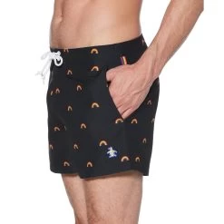 Original Penguin Pride Rainbow Print Swim Short -Original Penguin Store Pride Rainbow Print Swim Short Original Penguin 3