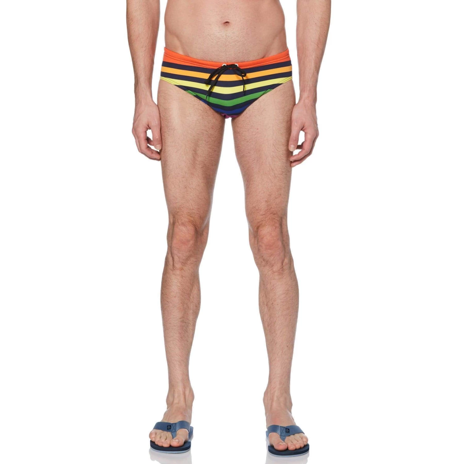 Original Penguin Pride Rainbow Stripe Swim Brief 1 Original Penguin Pride Rainbow Stripe Swim Brief