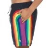 Original Penguin Rainbow Pride Swim Shorts