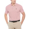 Original Penguin Short Sleeve All-Over Heritage Geo Print Polo